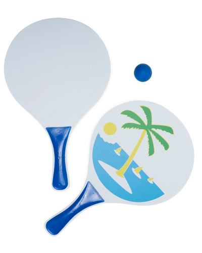 Brindes Personalizados - Kit de Frescobol em MDF Personalizado