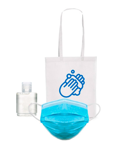 Brindes Personalizados - Kit de Proteção Coronavírus Personalizado