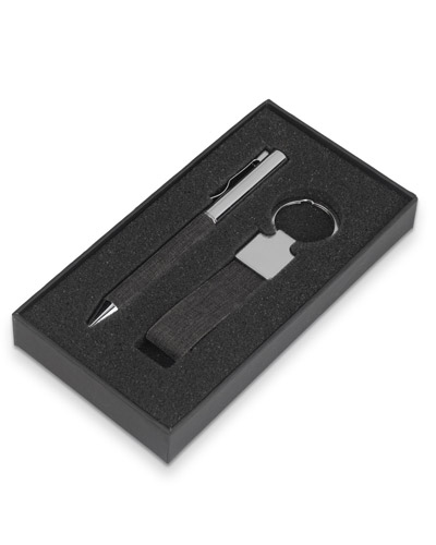 Brindes Personalizados - Kit Escritorio Preto Personalizado