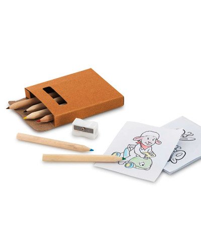 Brindes Personalizados - Kit Lapis de Cor para Colorir Personalizado
