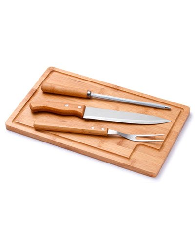 Kit para Churrasco com Tábua Personalizada