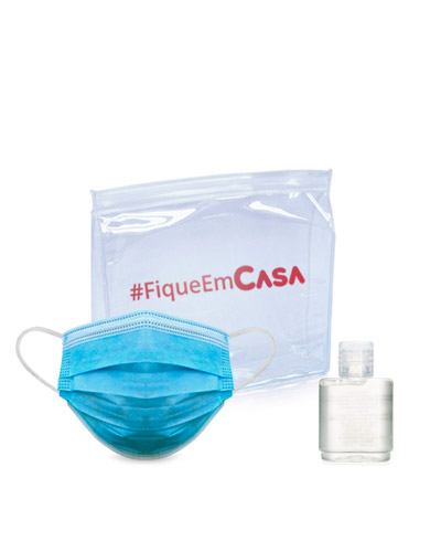Brindes Personalizados - Kit Para Prevenção do Coronavirus Personalizado