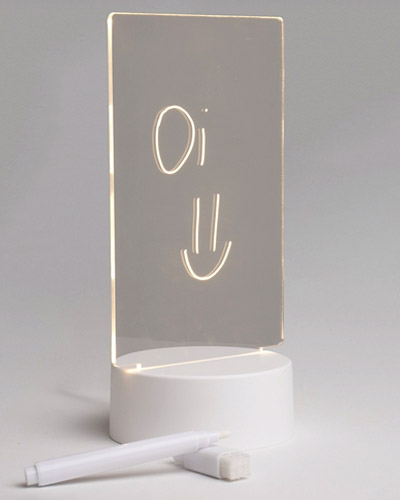 Brindes Personalizados - Luminaria Led de Mesa Para Brindes Personalizada