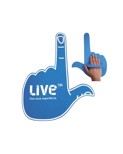 Brindes Personalizados - Mao para torcida Personalizada