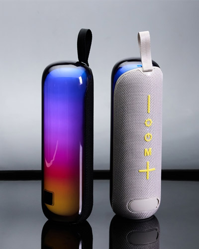 Brindes Personalizados - Mini caixa de Som Bluetooth Personalizada