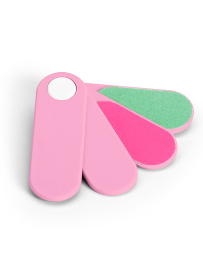 Mini Lixa de Unha Rosa Personalizada