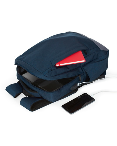 Mochila de Nylon USB Personalizada