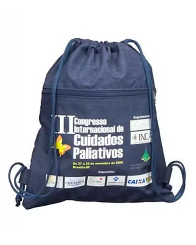 Brindes Personalizados - Mochila Saco em Nylon Personalizada para Brindes