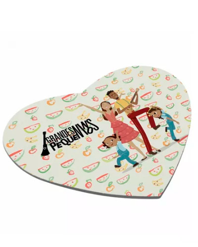 Mouse Pad Coracao Personalizado Para Brindes