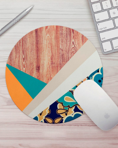 Mouse PAD Redondo Personalizado Para Brindes