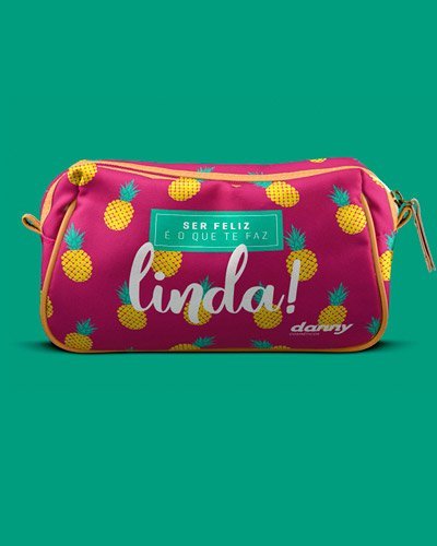 Brindes Personalizados - Necessaire de Tecido Personalizada