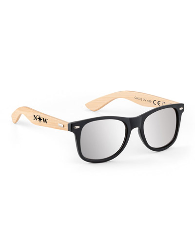Brindes Personalizados - Oculos de Sol com Armacao em Bambu Personalizado