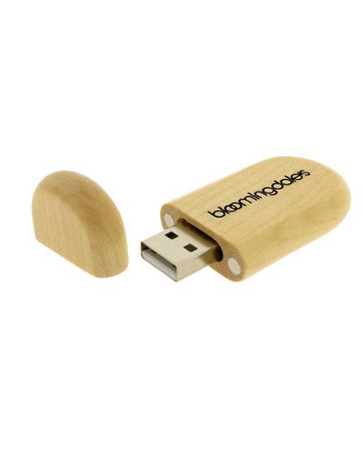 Brindes Personalizados - Pen drive 4 gb em Madeira Personalizado