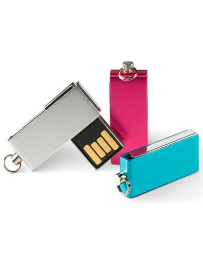 Brindes Personalizados - Pen drive 4GB Giratório MSM