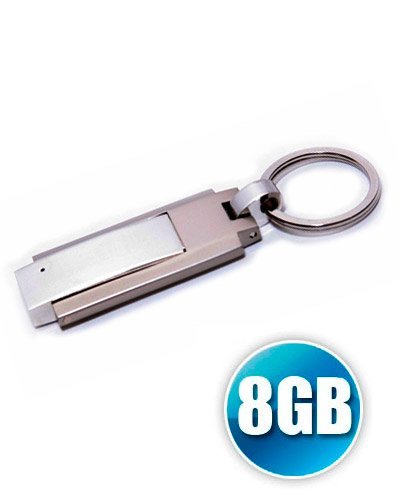 Brindes Personalizados - Pen drive 8GB Chaveiro de Metal