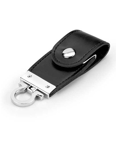 Pen drive Chaveiro em Couro Personalizado