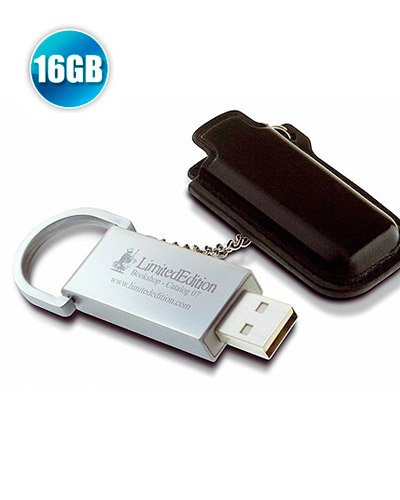 Brindes Personalizados - Pen drive com Capa de couro para Brindes
