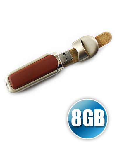Pen drive de couro 8GB Personalizado