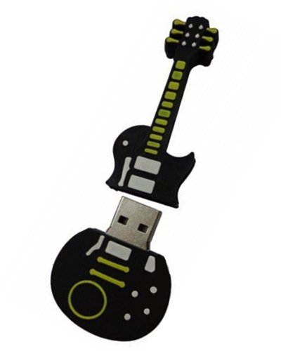 Pen drive Emborrachado Guitarra 2D