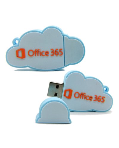 Pen drive Nuvem Emborrachado 2D