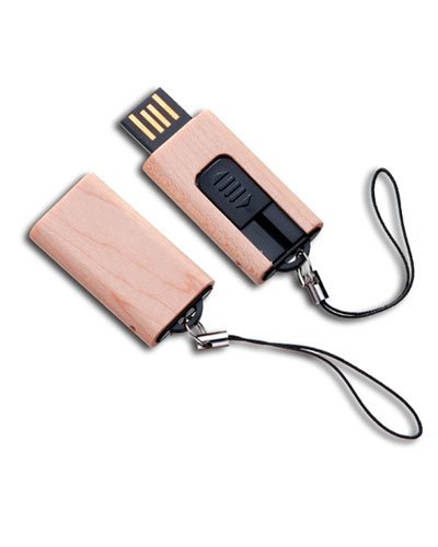 Pen drive retrátil 4 gb Ecológico
