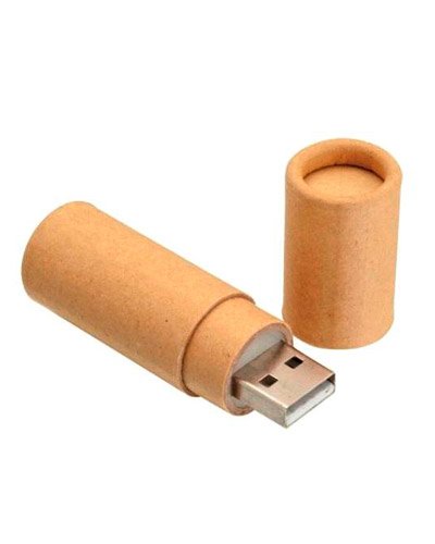 Pen drive Tubo de Papel Personalizado