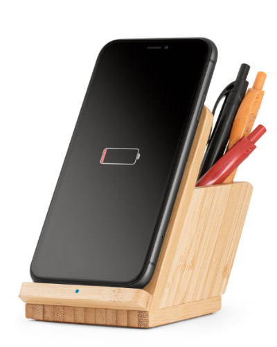 Brindes Personalizados - Porta Caneta de Madeira Personalizado