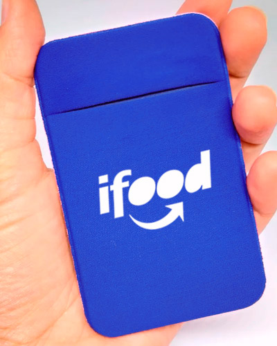 Porta Cartão Azul Personalizado