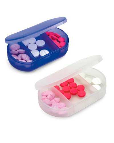 Porta Comprimidos com Divisórias Personalizado