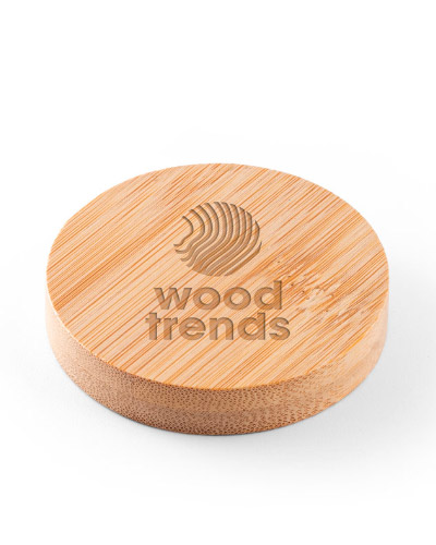 Porta copos em bambu com descapsulador Personalizado