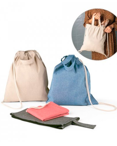 Sacola em algodão reciclado Personalizada