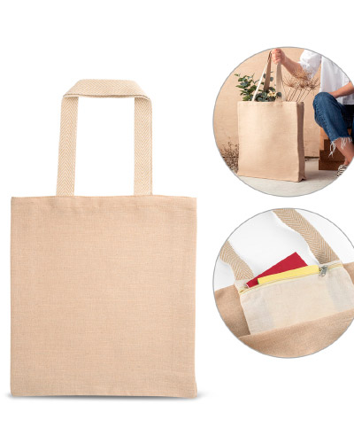 Sacola em Juco Personalizada Para Brindes