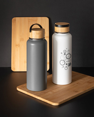 Brindes Personalizados - Squeeze Aço Inox Personalizado