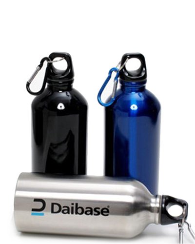 Brindes Personalizados - Squeeze de Alumínio Promocional com Mosquetão