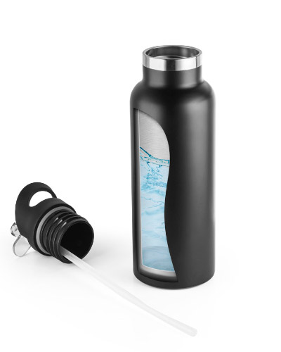 Brindes Personalizados - Squeeze em aco inox 570 mL Personalizada