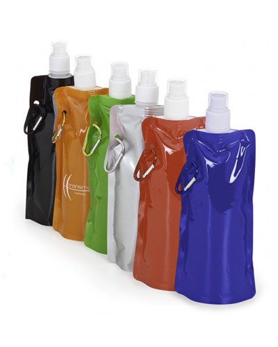 Brindes Personalizados - Squeeze Plástico Dobrável