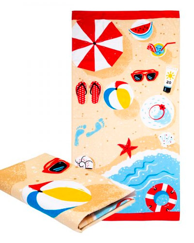 Brindes Personalizados - Toalha de Praia Sublimada